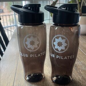 2 NWOT Club Pilates plastic water bottles